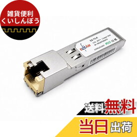 【送料無料】Elfcam - 10G SFP+ RJ45銅モジュール 30m 10GBASET / 5G / 2.5G / 1G対応 − ホットスワップ対応・Realtekチップ搭載・Cisco/Juniper/Arista互換