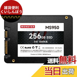 �y���������z�����X�^�[�X�g���[�W �����^ SSD 2.5�C���` 7mm TLC 3D NAND�̗p SATAIII 6Gb/s 560MB/s PS4����m�F�� ���[�J�[3�N �F�F�u���b�N�A�T�C�Y�F256GB