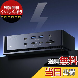�y���������ziVANKY FusionDock Max 1 Thunderbolt 4�ƌ݊���������܂��A20-in-1 Quad 6K@60Hz���j�^�[�h�b�L���O�X�e�[�V�����A40Gbps�h�b�N for MacBook M1/M2/M3/M4 Pro/Max�A2HDMI 2.0�A96W PD�A10Gbps 5USB-A ����� 2USB-C