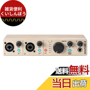 �y���������zArturia �A�[�g���A ���y����\�t�g�t�� �|�[�^�u���E�I�[�f�B�I�C���^�[�t�F�C�X MiniFuse �F�F�V�����p�[�j���A�T�C�Y�FMiniFuse 2