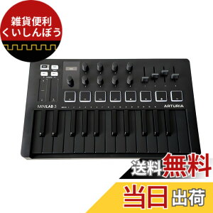 �y���������zArturia MIDI �L�[�{�[�h �R���g���[���[ MiniLab 3 �F�F�f�B�[�v�E�u���b�N