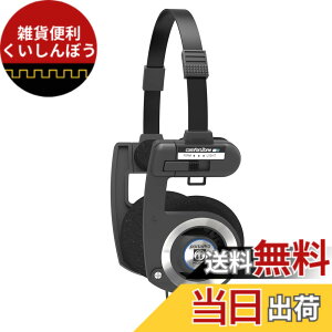 �y���������zKoss PortaPro On Ear Headphones with �P�[�X (Black) �y���s�A���i�z �F�F�u���b�N