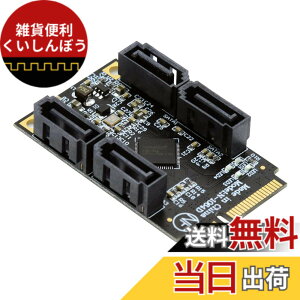 �y���������zNFHK SATA �f�X�N�g�b�v �A�_�v�^�[ �R���o�[�^�[ SSD �J�[�h JMB582 2280 �F�F�u���b�N Mini-PCIE - 4 SATA