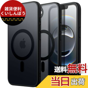 �y���������zJETech iPhone 17e (2026) / iPhone 16e�p �}�O�l�b�g�P�[�X MagSafe�ɑΉ� �������̃}�b�g�w�� ���^ �~�j�}���X�g �ϏՌ� �t�H���J�o�[ 6.1�C���`�f�B�X�v���C �F�F�u���b�N