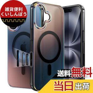 �y���������zJETech iPhone 16 / 16 Pro / 16 Pro Max �p ���F�P�[�X �J�����R���g���[���t���B�e�{�^�� MagSafe�ɑΉ� ���킢�� ���j�[�N�� �������f�U�C�� �J���t�� �������J�o�[ �F�F���F�u���b�N�A�T