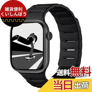 �y���������z[Bandletic]�A�b�v���E�H�b�`�p �o���h �}�O�l�b�g - Apple Watch�Ή��o���h �V���R�� ���ʒ��p �h�� 49mm/46mm/45mm/44mm/42mm Series Ultra/Ultra2/Ultra3/11/10/9/8/7/6/SE/5�Ή� �y�� �_�炩�� �ȒP�� �F