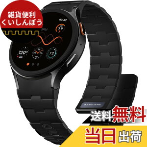 �y���������z[Bandletic] Galaxy watch 7 �o���h - �}�O�l�b�g�� Samsung�p 6/5/4 44mm 40mm/ FE/6 Classic 47mm 43mm/5 Pro 45mm/4 Classic�Ή� N54���� �ʋC�� ���y�� 2�F�f�U�C�� �F�F�u���b�N
