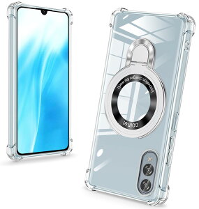 �y���������zbaodunwei Galaxy A25 5G �P�[�X �N���A �����O�t�� MagSafe�Ή� �}�O�l�b�g���� �c�����Ή� �A�W���X�^�u���X�^���h �l�p�G�A�N�b�V���� �ϏՌ� Galaxy A25 SC-53F SCG33 �J�o�[ �Ռ��z���|�P