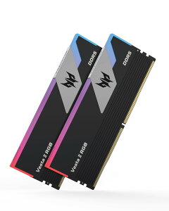 �y���������zAcer Predator Vesta 2 DDR5 RGB PC�p������ �F�F�u���b�N�A�T�C�Y�F6000MT/s 32GB C32
