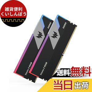 �y���������zAcer Predator Vesta 2 DDR5 RGB PC�p������ �F�F�u���b�N�A�T�C�Y�F6000MT/s 32GB C36
