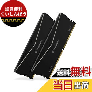 �y���������zAcer Predator Pallas II DDR5 PC�p������ �F�F�u���b�N�A�T�C�Y�F32GB CL36