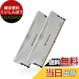 �y���������zAcer Predator Pallas II DDR5 PC�p������ �F�F�V���o�[�A�T�C�Y�F32GB CL36