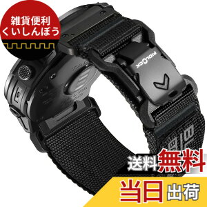 �y���������z[Bandletic]�K�[�~�� �x���g-26mm Fidlock���C�o�b�N�� �����i�C������ �y�ʁE�ʋC�E������ Fenix 8/7X/7X Pro/6X/6X Pro/Epix Pro/Instinct 2X/Quatix 3/Enduro/1/2/3/Descent Mk3i�Ή� �X�|�[�c �����p�o���h 