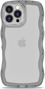 �y���������zAVETUL iPhone 16 Pro �P�[�X �N���A �E�F�[�u �A�C�t�H��16�v���P�[�X �؍� ���˂��� ������� ���΂݂Ȃ� ���킢�� �\�t�gTPU ����~�� ���^ �y�� iPhone 16 Pro �X�}�z�P�[�X ���C�����X