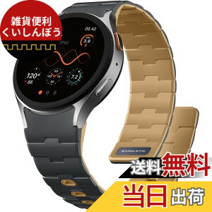 �y���������z[Bandletic] Galaxy watch 7 �o���h - �}�O�l�b�g�� Samsung�p 6/5/4 44mm 40mm/ FE/6 Classic 47mm 43mm/5 Pro 45mm/4 Classic�Ή� N54���� �ʋC�� ���y�� 2�F�f�U�C�� �F�F�O���[/�J�[�L