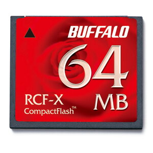 �y���������zBUFFALO �R���p�N�g�t���b�V�� RCF-X�V���[�Y �F�F���b�h�A�T�C�Y�F64MB
