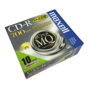 �y���������zmaxell �f�[�^�p CD-R 700MB 48�{���Ή� 10�� 5mm�P�[�X�� CDR700S.1P10S parent �T�C�Y�F10��