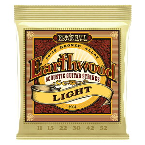 �y���������zERNIE BALL �A�R�[�X�e�B�b�N�M�^�[�� EARTHWOOD 80/20 BRONZE �F�F���C�g(11-52)�A�T�C�Y�F���C�g
