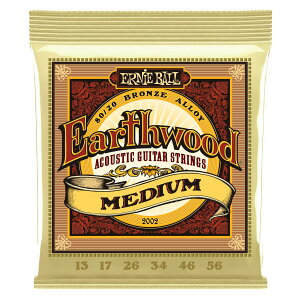 �y���������zERNIE BALL �A�R�[�X�e�B�b�N�M�^�[�� EARTHWOOD 80/20 BRONZE �F�F�~�f�B�A��(13-56)�A�T�C�Y�F�~�f�B�A��