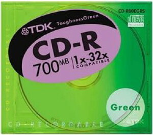 �y���������zTDK CD-R�f�[�^�p700MB 32�{�� �O���[�� 10mm���P�[�X���� [CD-R80EGRS] parent �F�F�O���[��