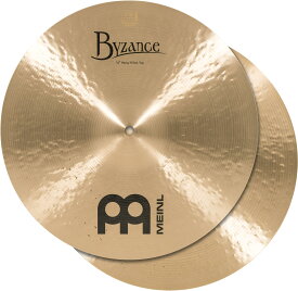 【送料無料】MEINL Cymbals マイネル ハイハットシンバル Byzance Traditional 【国内正規品】 色：Heavy、サイズ：14"