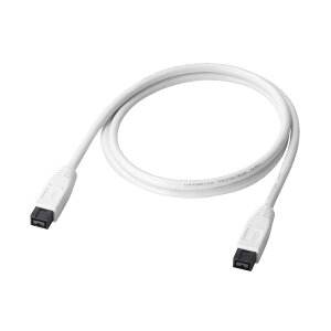 �y���������z�G���R�� IEEE1394b FireWire800�P�[�u�� �z���C�g