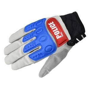 �y���������z[�R�~�l] �o�C�N�p �C���X�g���N�^�[�O���[�u�v���A�h�o���X GK-135 �t�ďH���� �F�FPOLICEPRO Grey/Red�A�T�C�Y�FL