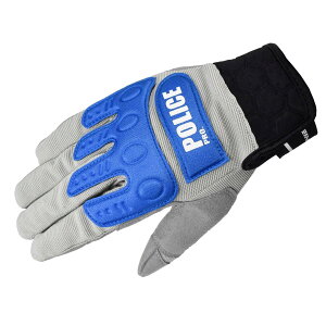 �y���������z[�R�~�l] �o�C�N�p �C���X�g���N�^�[�O���[�u�v���A�h�o���X GK-135 �t�ďH���� �F�FPOLICEPRO Grey/Blue�A�T�C�Y�FS