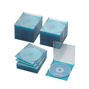 �y���������z�G���R�� DVD CD�P�[�X �v���P�[�X �X���� 1�����[ 10���p�b�N �A�\�[�g CCD-JSCS10ASO �F�F�N���A�u���[�A�T�C�Y�F1�����[x50���p�b�N