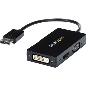 �y���������z�X�^�[�e�b�N.com DisplayPort/ Mini DisplayPort�ϊ��A�_�v�^ �F�F�u���b�N�A�T�C�Y�FVGA - HDMI - DVI (�u���b�N)