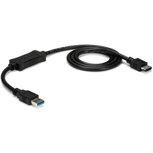 �y���������z�X�^�[�e�b�N.com USB�ڑ�eSATA/SATA/IDE�ϊ��A�_�v�^ �F�F�u���b�N�A�T�C�Y�FeSATA (SATA 3.0)