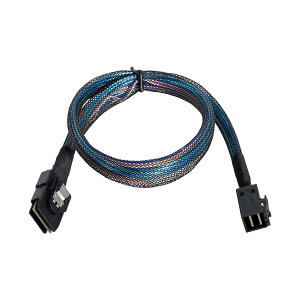 �y���������zCablecc ���� Mini SAS SFF-8087 ���� Mini SAS �����x HD SFF-8643 �f�[�^ �T�[�o�[ �n�[�h�f�B�X�N RAID �P�[�u�� 50cm �T�C�Y�F50cm