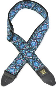 �y���������z�y���K�i�z ERNIE BALL JACQUARD STRAP �W���J�[�h�E�X�g���b�v �F�F�C���f�B�S�E�I�[�L�b�h�A�T�C�Y�F�W��