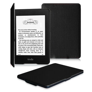 �y���������zFintie for Kindle Paperwhite �P�[�X ���� �y�� �ی�J�o�[ �I�[�g�X���[�v�@�\�t�� (��5/6/7���� �}���K���f����p) (��10���� 2018�ɓK���ł��Ȃ�) �F�F1 �u���b�N�A�T�C�Y�FKindle Paperwhite