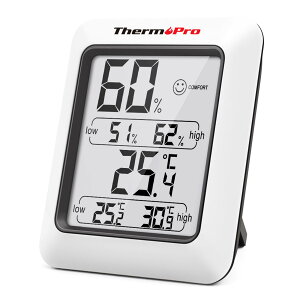 �y���������zThermoPro �T�[���v�� �����x�v �f�W�^�� ���x�v ���� �����x ��}�[�N �ō��Œቷ���x�\�� �}�O�l�b�g�t�� �~�J �M���� ���� �����΍� �F�F�z���C�g�A�T�C�Y�F�����p�����x�vTP50