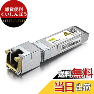 �y���������z10Gtek 10GBase-T SFP+���W���[��, 10G-T, 10G�J�b�p�[, RJ-45 SFP+ CAT.6a, �ő�30m, ���g�����V�[�o �F�Fx1�A�T�C�Y�F1����