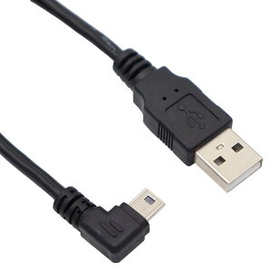 �y���������zViViSunUSB2.0�~�j�P�[�u��USB(A)�I�X-USB(miniB)�I�XL�^�㉺���E90°�����ϊ��P�[�u�������b�L�t������480Mbps�̃f�[�^�]���������[�h �F�FUSB��&Mini��L�A�T�C�Y�F0.3m