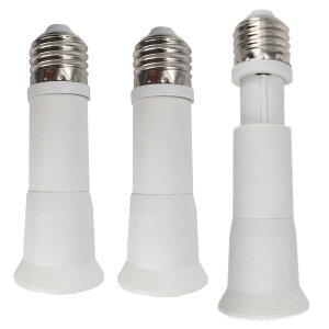 �y���������zDZYDZR 3��110-135mm�������߉\E27 to E27�����x�[�XLED�d���A�_�v�^�\�P�b�g�R���o�[�^E26-E26�G�N�X�e���_�[�ALED/CFL�d���ɓK����R���ޗ� �F�F3�� E26����11-13.5cm