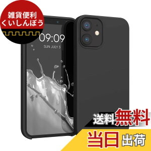 �y���������zkwmobile �X�}�z�P�[�X Apple iPhone 12 mini�Ή� �P�[�X - TPU ���L�b�h �V���R�� �J�o�[ - �ϏՌ� ���h�~ �T���T�� Case �F�F�u���b�N