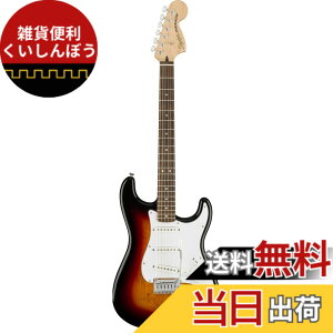 �y���������zSquier by Fender �G���L�M�^�[ Affinity Series Stratocaster, Maple Fingerboard, Black �F�F3�J���[�T���o�[�X�g