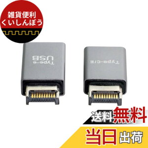 �y���������zcablecc USB 3.1 �t�����g�p�l���w�b�_�[ �I�X Type-E to Type-A & Type-C USB-C �}�U�[�{�[�h�g���f�[�^�A�_�v�^�[ 2�� �F�FSILVER 2PCS ADAPTER