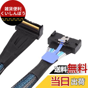 �y���������zNFHK PCI-E 5.0 �~�j�N�[���G�b�W IO MCIO STR PCI-E �X�������C�� SAS 8i 74Pin �I�X - MCIO 74Pin �I�X�����P�[�u�� �F�FBlack