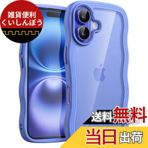 �y���������zJETech iPhone 16 Plus 6.7�C���`�p �E�F�[�u �P�[�X ���킢�� �g��t���[�� ���˂��� �ϏՌ� �X�}�z�J�o�[ �����p ���q���� �N���A �n�[�hPC�o�b�N �F�F�E���g���}����