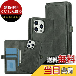 �y���������zfor iPhone 16 Many Card Slots 2in1 Detachable Wallet Case �F�F�O���[���A�T�C�Y�FiPhone 16 Pro Max