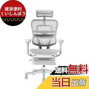 �y���������z�G���S�q���[�}��2(Ergohuman2) �I�t�B�X�`�F�A �F�F�t���[��:GRAY / ���b�V��:WHITE�A�T�C�Y�F�n�C�^�C�v�E�I�b�g�}������