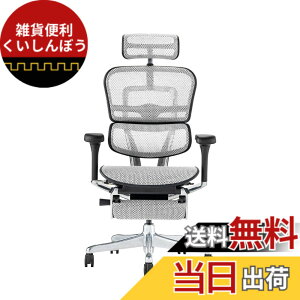 �y���������z�G���S�q���[�}��2(Ergohuman2) �I�t�B�X�`�F�A �F�F�t���[��:BLACK / ���b�V��:WHITE�A�T�C�Y�F�n�C�^�C�v�E�I�b�g�}������
