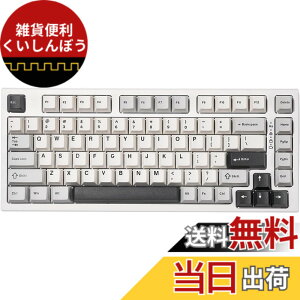 �y���������zYUNZII YZ75 75% �z�b�g�X���b�v�Ή����C�����X�Q�[�~���O�L�[�{�[�h RGB�o�b�N���C�g BT5.0/2.4G/USB-C�ADye Sub PBT�L�[�L���b�v Linux/Win/Mac�p �Z�K�F�؎擾 �F�F�z���C�g�A�T�C�Y�F�K�e��