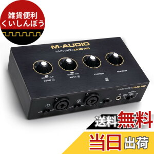 �y���������zM-AUDIO M-Track Duo HD �I�[�f�B�I�C���^�[�t�F�C�X USB-C�Ή� 24bit�E192kHz 2�C��2�A�E�g(XLR/TRS�Ή�) ���R�[�f�B���O�E�z�M�E�|�b�h�L���X�g�Ή� �\�t�g�E�F�A�X�C�[�g�t�� �F�F�u���b