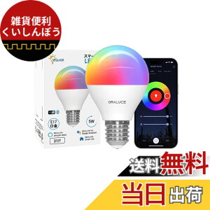 �y���������zORALUCE �X�}�[�g LED�d�� E17���� �F�FRGB�A�T�C�Y�FG�` 1��