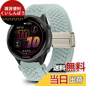 �y���������z[KeeFos] 22mm �o���h Garmin(�K�[�~��) Venu 4 45mm/Venu 3 45mm/2/Forerunner 570 47mm/265/255/Vivoactive 4/Active�Ή� �����o���h �i�C�����f�� ���C�o�b�N�� �}�O�l�b�g���o�b�N�� �ւ��x���g �҂ݕ� 